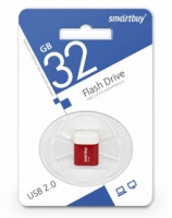 Smartbuy USB Drive 32GB LARA Red SB32GBLARA-R