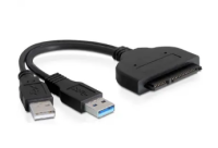 ORIENT Адаптер UHD-502, USB 3.0 to SATA 6GB/s SSD & HDD 2.5", двойной USB кабель