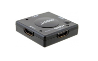 ORIENT HDMI Mini Switch HS0301L+, 3-1, HDMI 1.3b, HDTV1080p/1080i/720p, HDCP1.2, питание от HDMI, черный пл.корпус (29798)