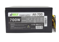 AirMax AK-700W Блок питания 700W ATX (24+4+6пин, 140mm (SCP)\(OVP)\(OCP)\(UVP)\ATX 12V v.2.3)