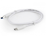 Bion Кабель  USB 3.0 AM to Type-C cable (AM/CM), 1 m, white. 5 Гбит/с .  3A (36W) [BXP-CCP-USB3-AMCM-1M-W]
