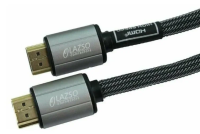 Кабель аудио-видео LAZSO WH-111-B HDMI (m)/HDMI (m) 1м. Позолоченные контакты черный (WH-111(1M)-B)