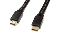 5bites APC-185-003 Кабель  HDMI M / HDMI M V1.4b, высокоскоростной, ethernet+3D, зол.разъемы, плоский, 3м.