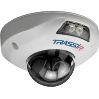 TRASSIR TR-D4121IR1 v4 3.6 Миниатюрная вандалостойкая 2MP IP-камера. 1/2.7'' CMOS матрица, разрешение FullHD 1920*1080 @ 25 fps, объектив 3.6 мм