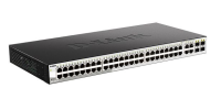 D-Link DGS-1210-52/F2A Настраиваемый коммутатор WebSmart с 48 портами 10/100/1000Base-T и 4 комбо-портами 100/1000Base-T/SFP