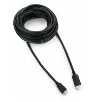 Cablexpert Кабель DisplayPort-HDMI, 10м, 20M/19M, черный, экран, пакет (CC-DP-HDMI-10M)