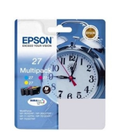 EPSON C13T27054020/4022 Multipack 3-colour 27 DURABrite Ultra Ink for WF7110/7610/7620 (cons ink)