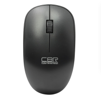 CBR CM 410 Black, Мышь беспроводная, оптическая, 2,4 ГГц, 1000 dpi, 3 кнопки и колесо прокрутки, выключатель питания, цвет чёрный