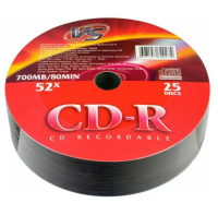 Диски VS CD-R 80 52x CB/25 Ink Print