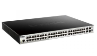 D-Link DGS-1510-52XMP/A1A Управляемый стекируемый коммутатор SmartPro уровня 2+ с 48 портами 10/100/1000Base-T и 4 портами 10GBase-X SFP
