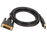 Кабель DisplayPort-DVI Gembird/Cablexpert  1.8м, 20М/25М, черный, экран, пакет(CC-DPM-DVIM-6/1.8M)