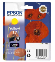 EPSON C13T17044A10  17 YE Epson Expression Home XP-33 / 103 / 203 / 207 / 303 / 306 / 403 / 406 (cons ink)