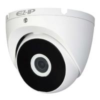 EZ-IP EZ-HAC-T2A11P-0280B Видеокамера HDCVI купольная,1/2.7" 1Мп КМОП, 2.8мм объектив, 4в1(CVI/TVI/AHD/CVBS), IP67