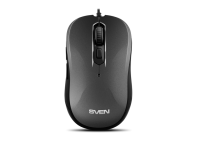 Мышь Sven RX-520S серая (бесшумн. клав, 5+1кл. 3200DPI, блист)