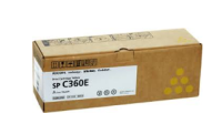 Ricoh 408191 Принт-картридж  SP C360E желтый SPC360/361  (1500 страниц)(408191)