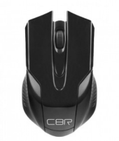 CBR CM 403 Black, Мышь беспроводная, оптическая, 2,4 ГГц, 800/1200/1600 dpi, 6 кнопок и колесо прокрутки, ABS-пластик, цвет чёрный