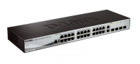 D-Link DES-1210-28/ME/B3B Управляемый коммутатор 2 уровня с 24 портами 10/100Base-TX, 2 портами 100/1000Base-X SFP и 2 комбо-портами 100/1000Base-T/SFP
