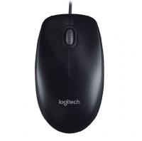 Мышь проводная Logitech B100 USB черный