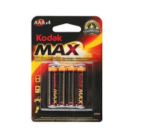 Kodak MAX LR03-4BL  [K3A-4 ] (40/200/32000)  (4 шт. в уп-ке)