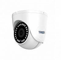 TRASSIR TR-D8151IR2 3.6 Уличная компактная вандалостойкая 5Мп IP-камера. Матрица 1/2.8" CMOS, разрешение 5Мп (2592x1944) @15fps, 4Мп