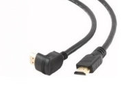 Bion Кабель HDMI v1.4, 19M/19M, угловой разъем, позол.раз., экран, 1.8м, черный [BXP-CC-HDMI490-018]