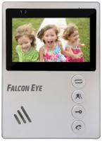 Falcon Eye Vista Видеодомофон: дисплей 4,3" TFT; механические кнопки; подключение до 2-х вызывных панелей;  OSD меню; питание AC 220В (встроенный БП) или от внешнего БП DC 12В