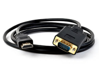 ORIENT Кабель-адаптер HDMI M  C702 -- VGA 15M, длина 1.8 метра, черный