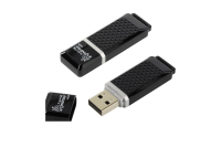Smartbuy USB Drive 16Gb Quartz series Black SB16GBQZ-K