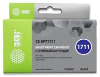 Картридж струйный Cactus CS-EPT1711 черный для Epson XP-33/103/203/207/303/306/403/406 (14.6мл)