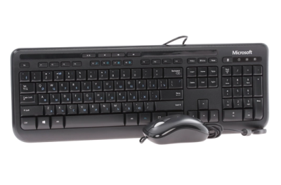 Microsoft Клавиатура + мышь Wired Desktop 600 Black USB, Черный (3J2-00015) фото в интернет-магазине Business Service Group