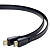 Кабель HDMI Gembird/Cablexpert , 1.8м, v1.4, 19M/19M, плоский кабель, черный, позол.разъемы, (CC-HDMI4F-6)