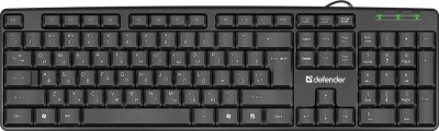 Defender Клавиатура  Element HB-520 Black USB [45522] {Проводная, 108кн.+ 3доп.} фото в интернет-магазине Business Service Group