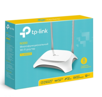 TP-Link TL-WR842N N300 Многофункциональный Wi-Fi роутер с поддержкой 3G/4G фото в интернет-магазине Business Service Group