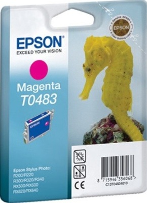 EPSON C13T04834010 Epson картридж к St.R200/300/RX500/600/620 (пурпурный) фото в интернет-магазине Business Service Group