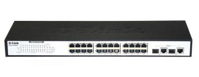 D-Link DES-1026G/E1A Неуправляемый коммутатор с 24 портами 10/100Base-TX и 2 комбо-портами 100/1000Base-T/SFP фото в интернет-магазине Business Service Group