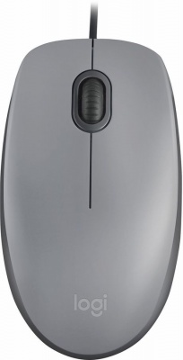 910-005490 Logitech M110 Silent (M110s) Mid Gray [бесшумная, оптическая, 1000dpi, USB, 1.8м] фото в интернет-магазине Business Service Group