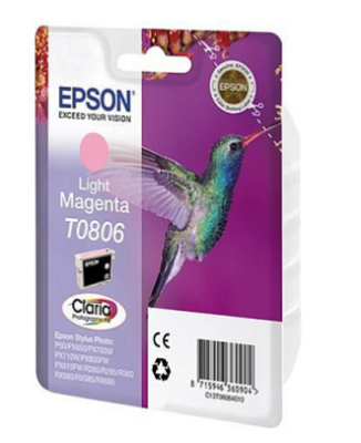 EPSON C13T08064011/C13T08064010  T0806 Картридж светло-пурпурный, стандартной емкости P50/PX660 (cons ink) фото в интернет-магазине Business Service Group