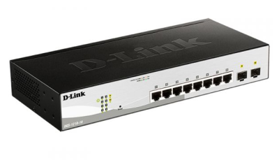D-Link DGS-1210-10/FL1A Управляемый коммутатор 2 уровня с 8 портами 10/100/1000Base-T и 2 портами 1000Base-X SFP фото в интернет-магазине Business Service Group