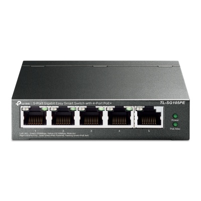 TP-Link TL-SG105PE Easy Smart гигабитный 5-портовый коммутатор с 4 портами PoE+ фото в интернет-магазине Business Service Group