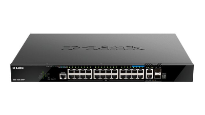 D-Link DGS-1520-28MP/A1A Управляемый L3 стекируемый коммутатор с 20 портами 10/100/1000Base-T, 4 портами 100/1000/2.5GBase-T, 2 портами 10GBase-T и 2 портами 10GBase-X SFP+ фото в интернет-магазине Business Service Group