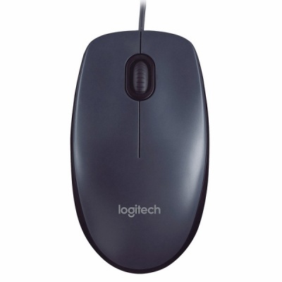910-001794 Logitech Mouse M90 Optical, USB Dark Grey RTL фото в интернет-магазине Business Service Group