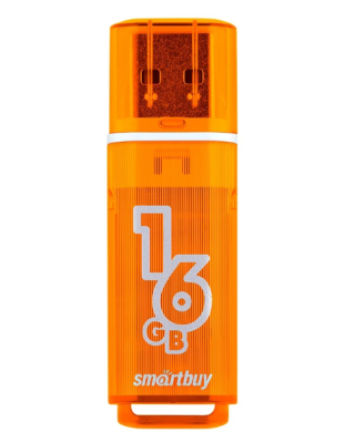 Smartbuy USB Drive 16Gb Glossy series Orange SB16GBGS-Or фото в интернет-магазине Business Service Group