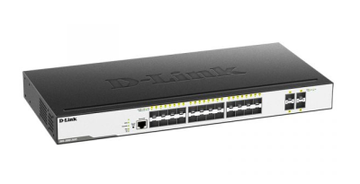 D-Link DGS-3000-28XS/B1A Управляемый коммутатор 2 уровня с 24 портами 1000Base-X SFP и 4 портами 10GBase-X SFP+ фото в интернет-магазине Business Service Group