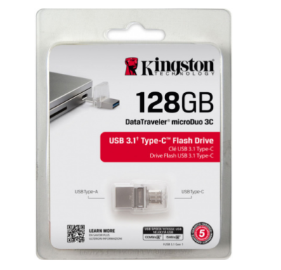 Kingston USB Drive 128Gb DTDUO3C/128GB silver фото в интернет-магазине Business Service Group