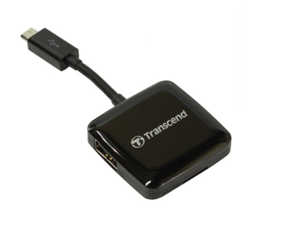 USB 2.0 Multi-Card Reader P9 All in 1 Transcend [TS-RDP9K] Black фото в интернет-магазине Business Service Group