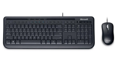 Microsoft Клавиатура + мышь Wired Desktop 600 Black USB (APB-00011) Retail фото в интернет-магазине Business Service Group