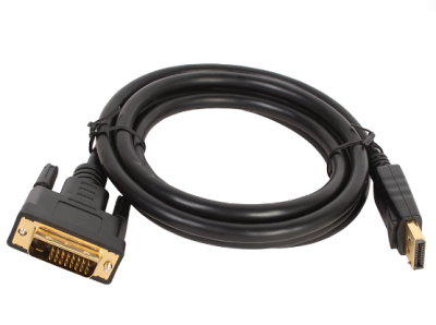 Кабель DisplayPort-DVI Gembird/Cablexpert  1.8м, 20М/25М, черный, экран, пакет(CC-DPM-DVIM-6/1.8M) фото в интернет-магазине Business Service Group