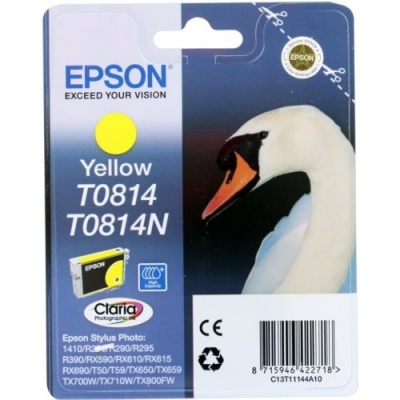 EPSON C13T11144A10/C13T08144A10  Epson картридж для St.Ph. R270/R390/RX590 (желтый) (cons ink) фото в интернет-магазине Business Service Group