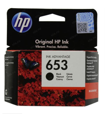 Картридж HP 653 струйный черный (360 стр) [3YM75AE#BHK] фото в интернет-магазине Business Service Group