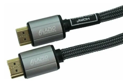 Кабель аудио-видео LAZSO WH-111-B HDMI (m)/HDMI (m) 1м. Позолоченные контакты черный (WH-111(1M)-B) фото в интернет-магазине Business Service Group